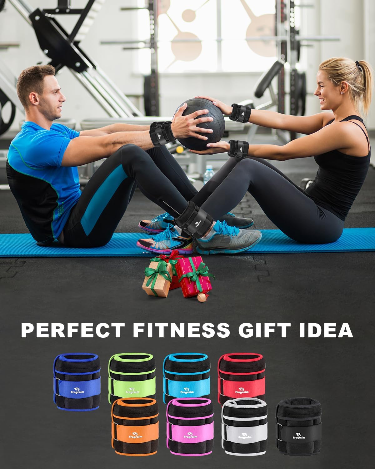 Versatile Adjustable Ankle Weights - Customize Your Workout with Removable Weights from 1 to 10 lbs for Enhanced Strength Training and Rehabilitation