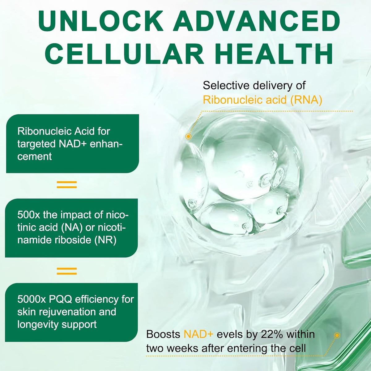 Revitalize Your Vitality with NAD+ Resveratrol 910Mg Supplement - 120 Capsules for Enhanced Energy and Radiant Skin