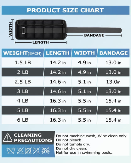 Versatile Adjustable Ankle Weights - Customize Your Workout with Removable Weights from 1 to 10 lbs for Enhanced Strength Training and Rehabilitation