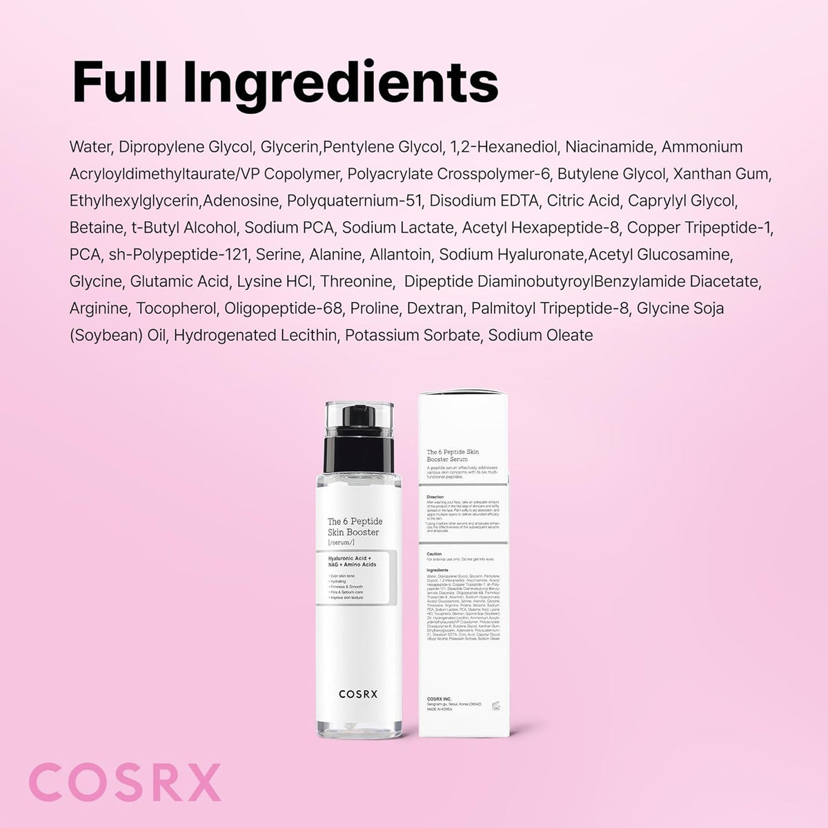 Revitalize Dull Skin with Our 6X Peptide Collagen Skin Booster Toner Serum - 5.07 Oz of Radiant Transformation
