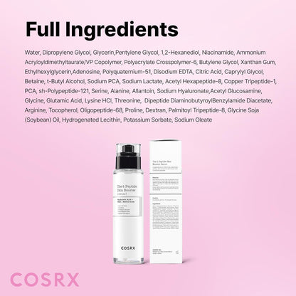 Revitalize Dull Skin with Our 6X Peptide Collagen Skin Booster Toner Serum - 5.07 Oz of Radiant Transformation